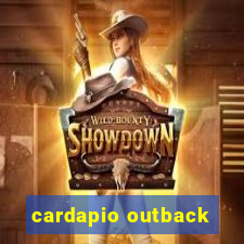 cardapio outback